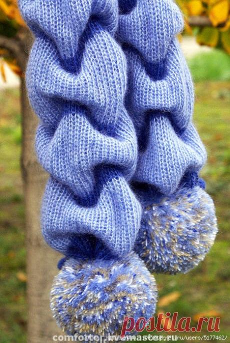 Шарф с эффектом &quot;клоке&quot;