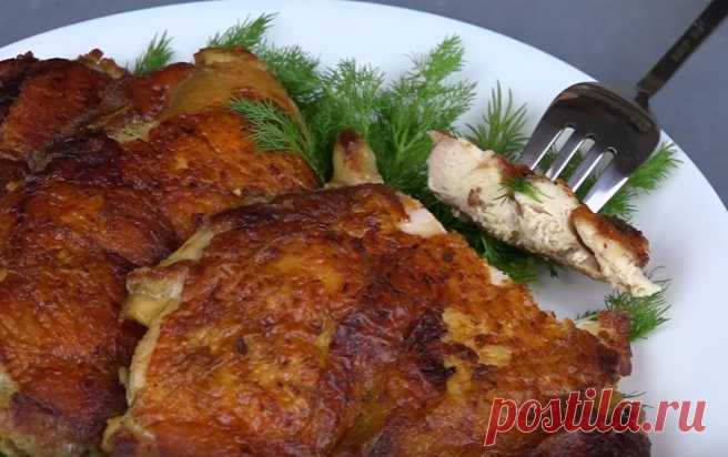 Рецепт очень вкусных куриных отбивных в ароматнейшем маринаде! Рецепт очень вкусных куриных отбивных в ароматнейшем маринаде! Золотистая хрустящая корочка, а внутри нежнейшее сочное мясо! Это блюдо оценят все! Угощайтесь!Ингредиенты:• Окорочка - 3 шт.• Масло раст…