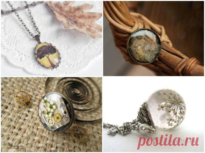 Украшения из эпоксидной смолы: фото и мастер-классы
