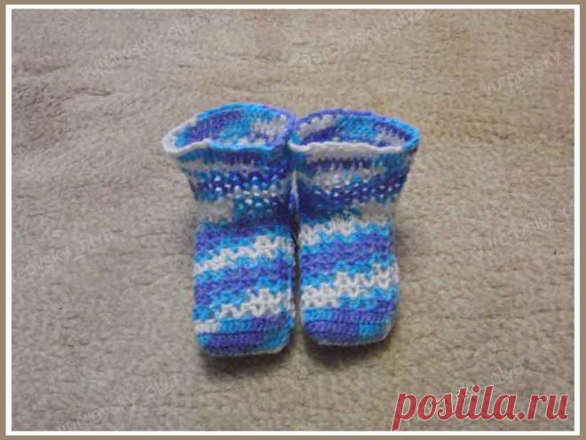 Yurcovsky Olya, Бесплатные видео уроки по вязанию крючком. Вяжем вместе детские ажурные носочки крючком.