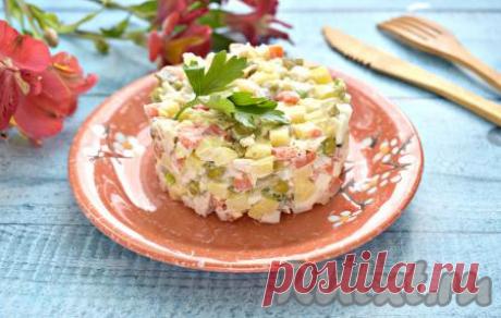 Салат "Московский" с курицей - 11 пошаговых фото в рецепте