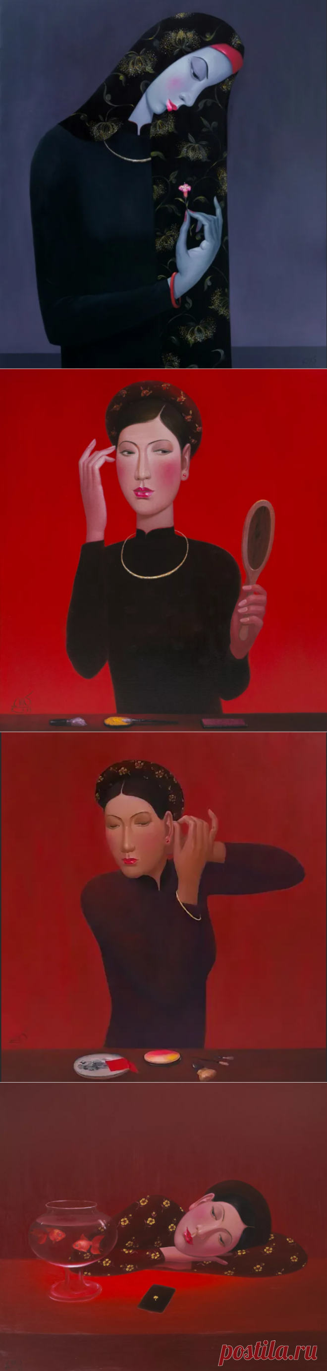 Живи, мой друг... Вьетнамский художник Чин Нгуен Кхак (Chinh Nguyen Khac)