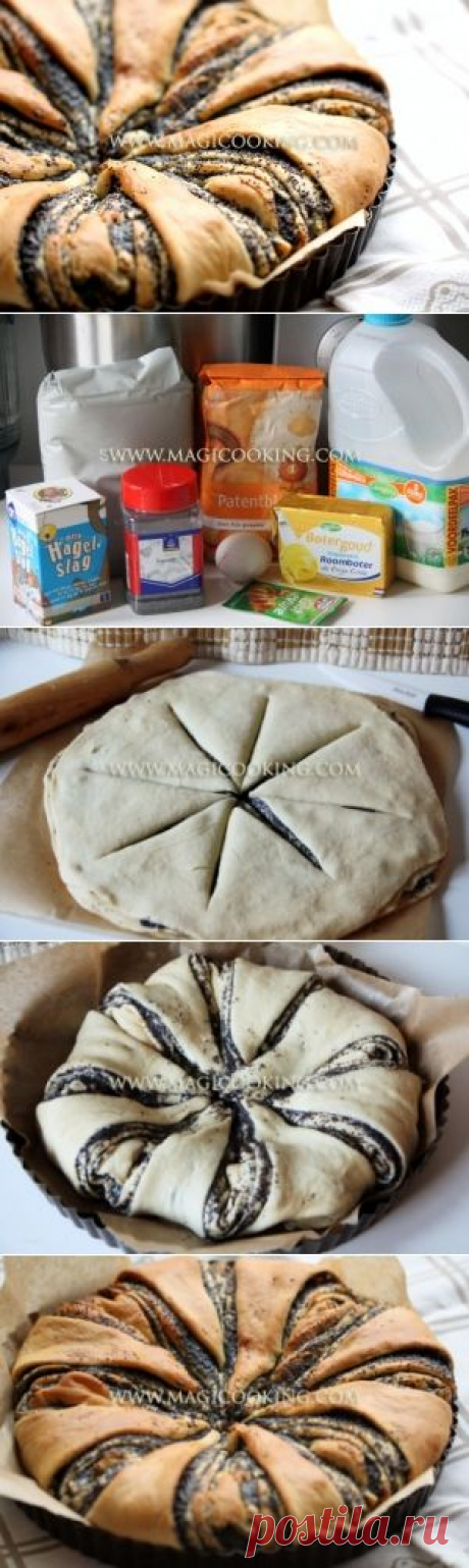 Дрожжевой пирог с маком | Магия кулинарии в Европе