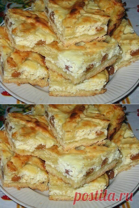 Творожный пирог простой