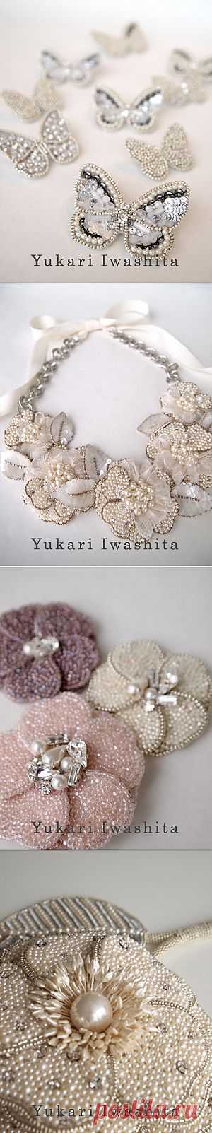 岩下ゆかり　オートクチュール刺繡作品