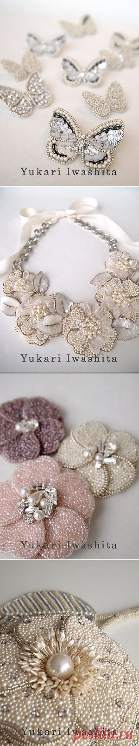 岩下ゆかり　オートクチュール刺繡作品