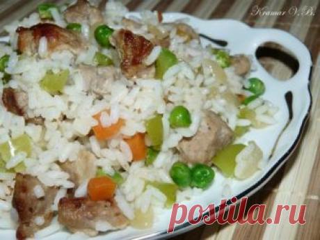 Готовь это обалденное блюдо хоть каждый день - Рис со свининой и овощами