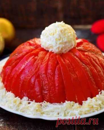«Шапка Деда Мороза»: рецепт самого необычного и вкусного салата на Новый год — Гармония в тебе