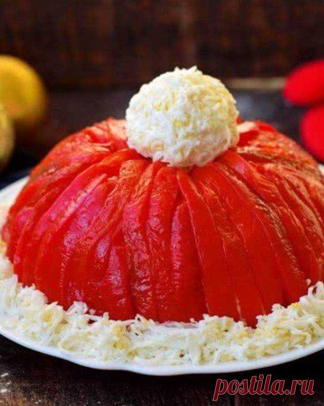 «Шапка Деда Мороза»: рецепт самого необычного и вкусного салата на Новый год — Гармония в тебе