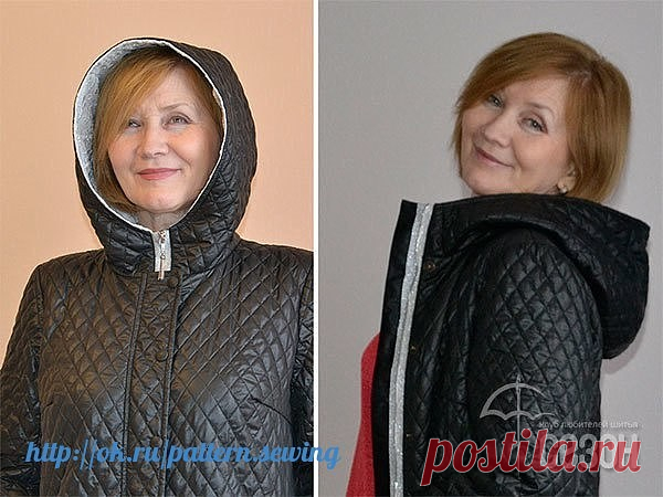 Выкройка капюшона со стойкой