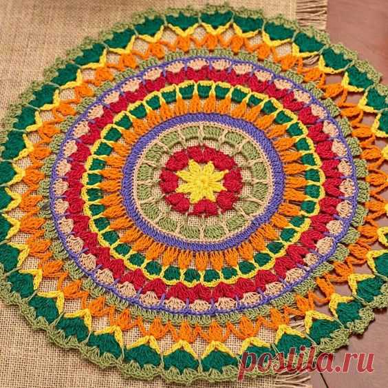 Мандала крючком — HandMade