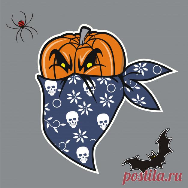 Счастливый Хэллоуин с тыквенным мультфильмом Более миллиона свободных векторов, PSD, фотографии и бесплатные иконки. Эксклюзивные халявы и все графические ресурсы, которые необходимые для ваших проектов