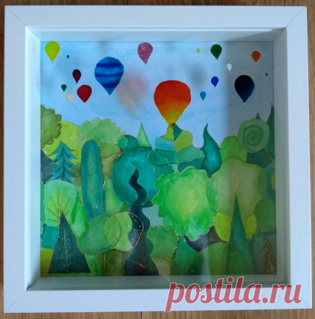 Colourful Hot Air Balloons over Leigh Woods Bristol Hand | Etsy