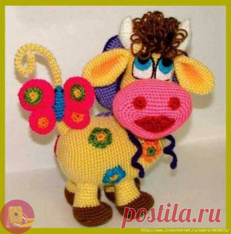 Счастливая цветочная корова — Сделай сам, идеи для творчества - DIY Ideas