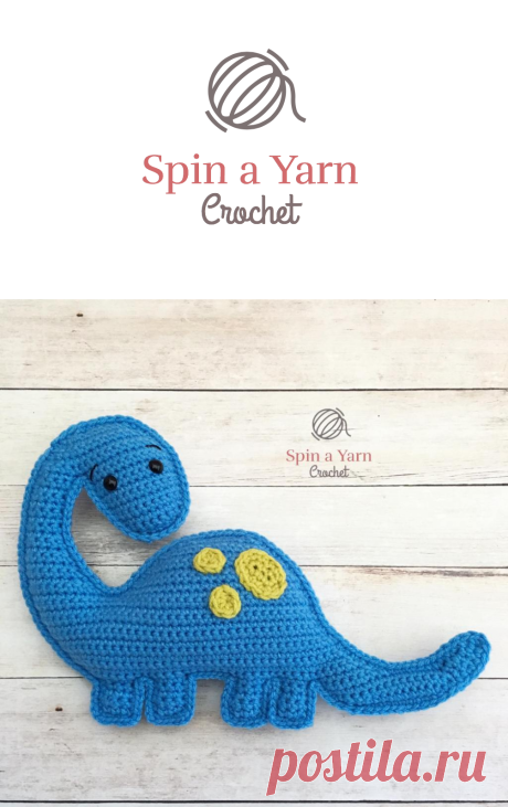Brachioaurus Free Crochet Pattern &amp;bull; Spin a Yarn Crochet