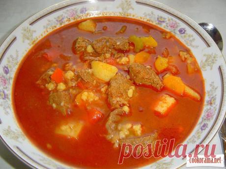 Венгерский гуляш - рецепт классического супа от Кукорамы