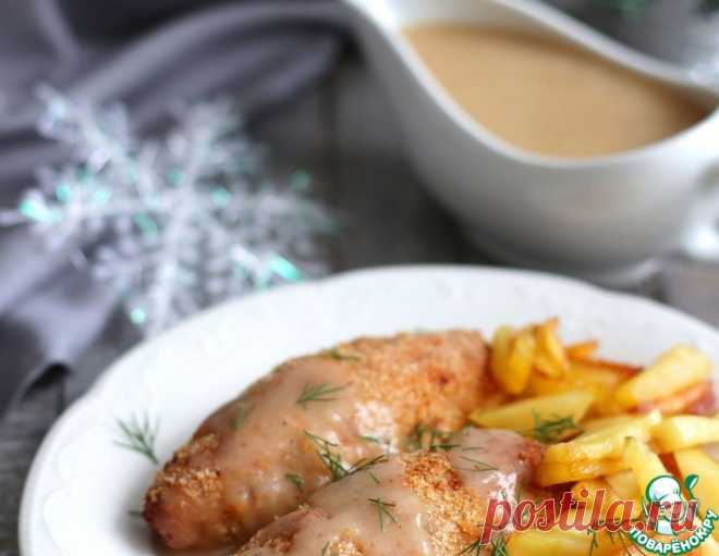 Колбаски из индейки с чесночным соусом – кулинарный рецепт