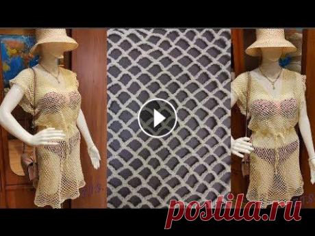 Лёгкая невесомая пляжная туника из 120г пряжи Хотите связать такую лёгкую и почти невесомую пляжную тунику из 2,5 моточков пряжи Летто ( по 50 г. каждый)? Тогда присоединяйтесь! Мы начинаем прямо ...