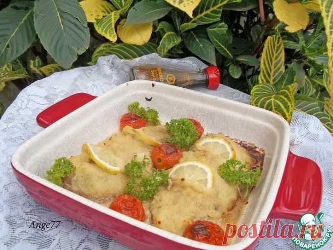 Рыба, запеченная под яблочно-сливочной шубой Кулинарный рецепт