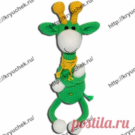 Вязание игрушки «Жираф» крючком (видео мастер-класс)