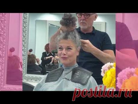Прически для кудрявых седых волос: изысканные и современные образы.