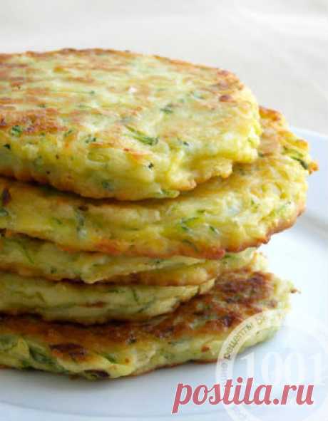 Котлеты из кабачков с гороховой мукой - Постные блюда из кабачков от 1001 ЕДА