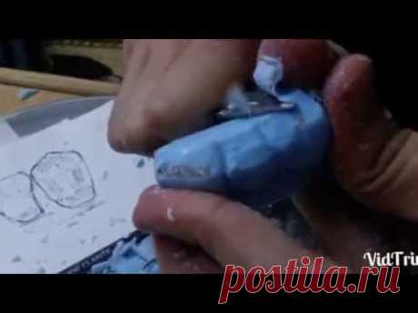 (1) نحت الأسنان على الصابون 3 Tooth Carving - YouTube