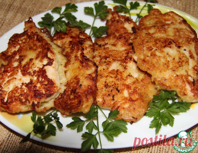 Куриные шницели по-старочешски
