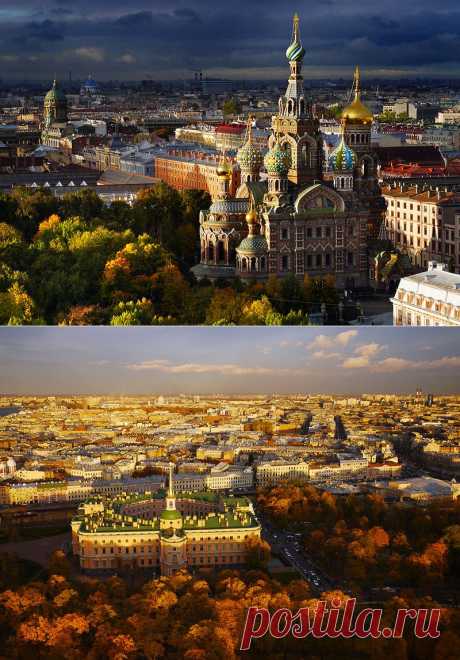 Санкт-Петербург с высоты птичьего полёта (12 фото) + 360° Аэрофотопанорама.