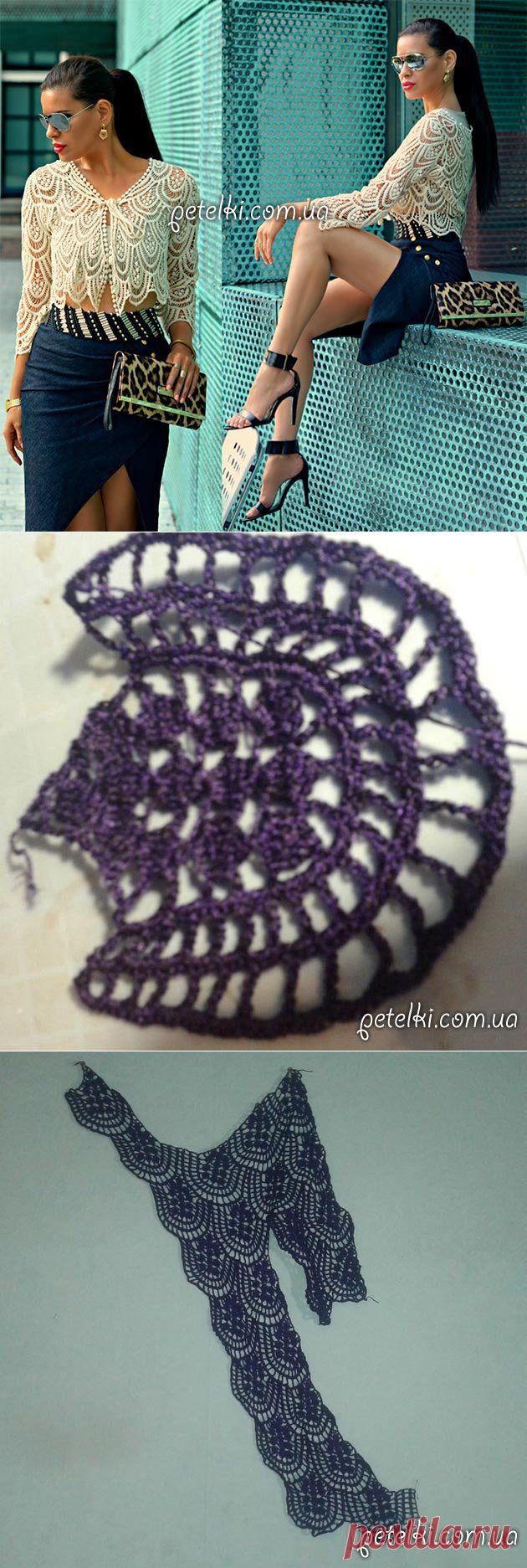 Вяжем невязаный  жакетик. Схемы, МК