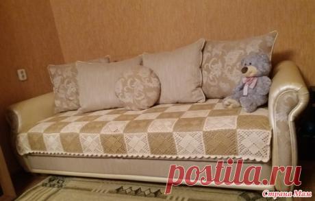 Ажурный плед Добрый день, дорогие рукодельницы!  Хочу вам показать свой плед связанный благодаря в проекту "Ажурное волшебство" https://www.stranamam.ru/  Плед вязала из мотивов