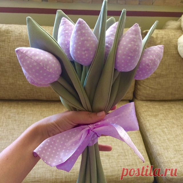 #тюльпаны#из#ткани любой расцветки на ваш выбор !