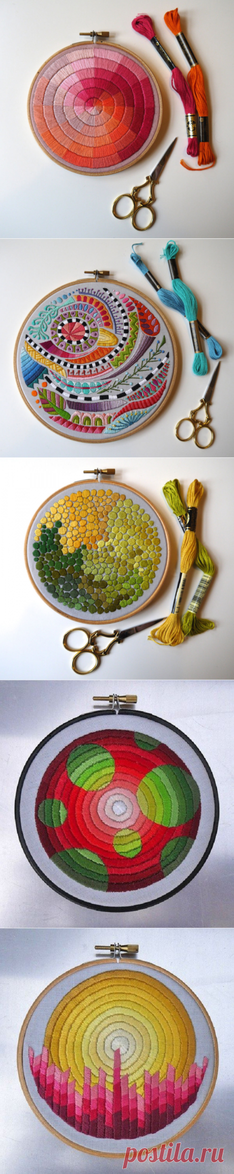 Художественная вышивка Corinne Sleight — HandMade
