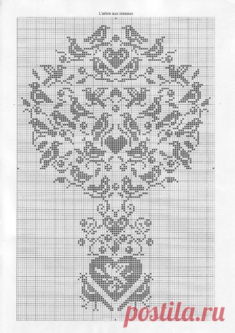 Gallery.ru / Фото #93 - 1 - uni4ka | Cross stitch trees