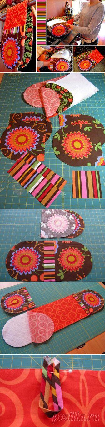 Супер - прихватка своими руками. Сразу для обеих рук! | Жозефина