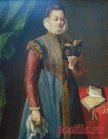 Federico Barocci, Ritratto di Quintilia Fischieri, 1600 circa, National Gallery of Art, Washington. Библиотека в литературе и искусстве