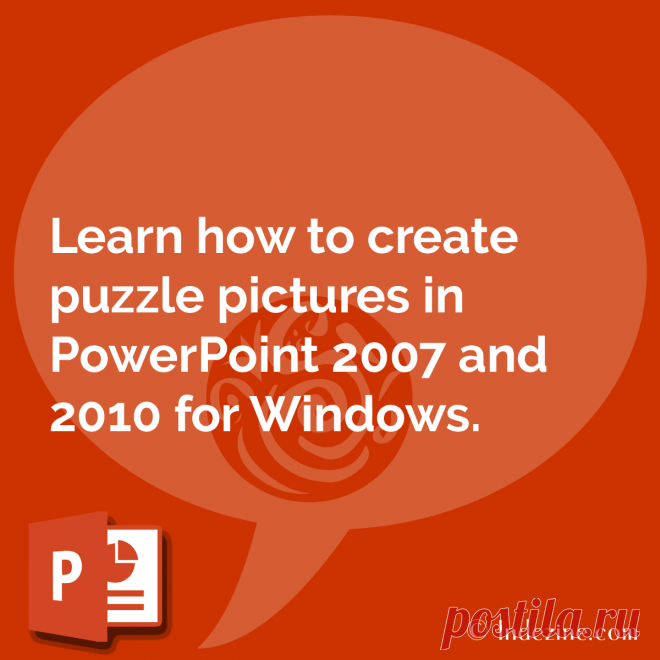 Puzzle Pictures in PowerPoint 2007 and 2010