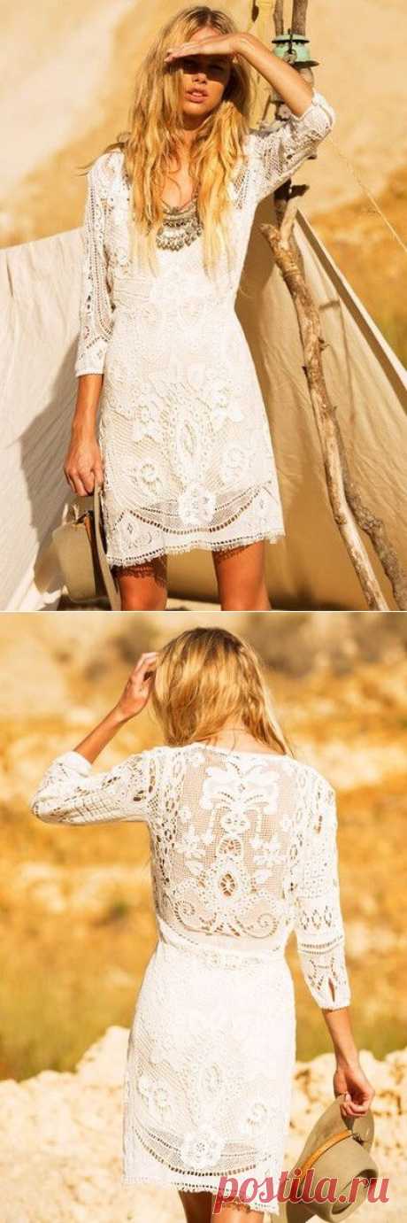 Spell Woodstock Mini Dress – White Bohemian Store