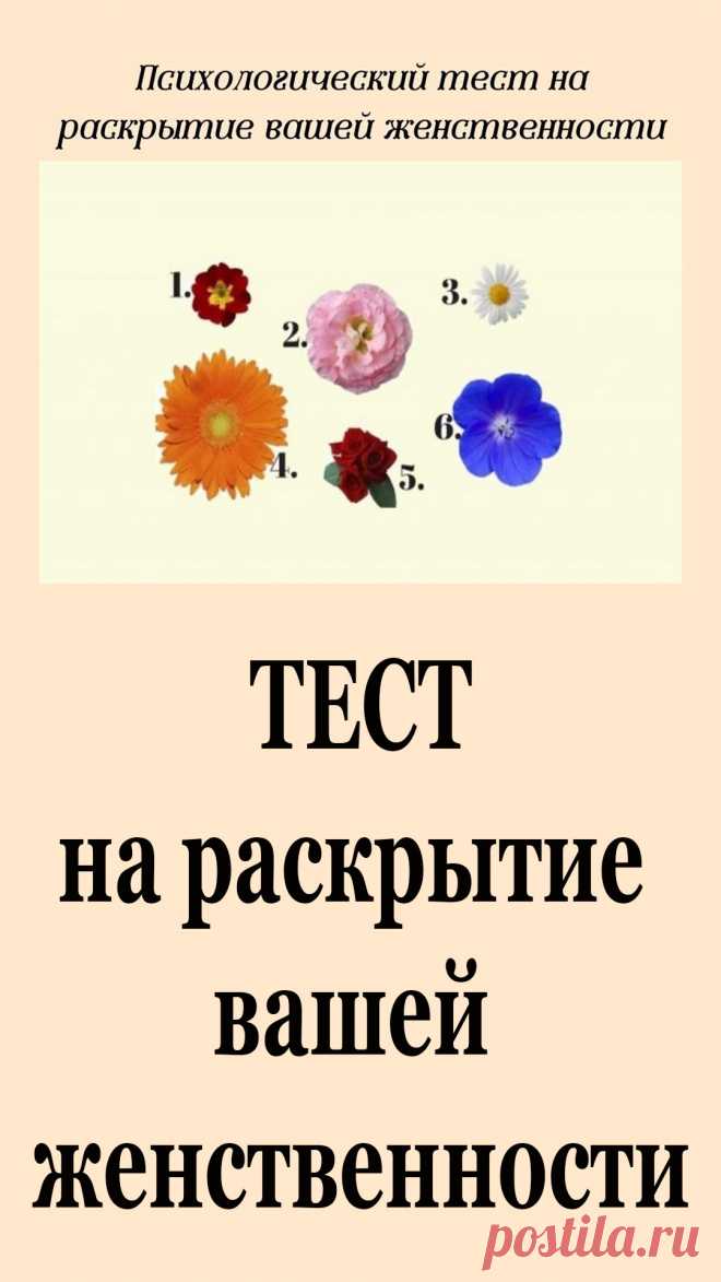 Все, что вам нужно сделать, это просто выбрать цветок, и вы узнаете кое что интересное о вас или о вашей подруге.
