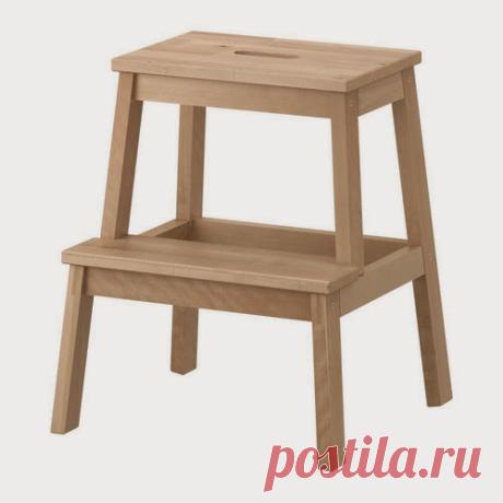 IKEA HACK: покраска степ-стула БЕКВЭМ. Рецепт меловой краски.Home Life Organization