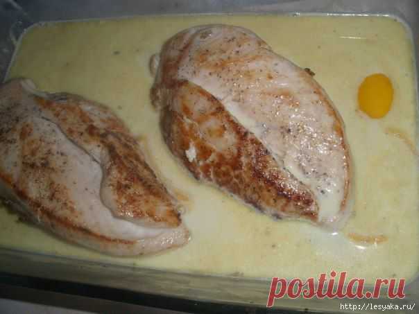 Запеченное в молоке филе курицы (от Джейми Оливера).