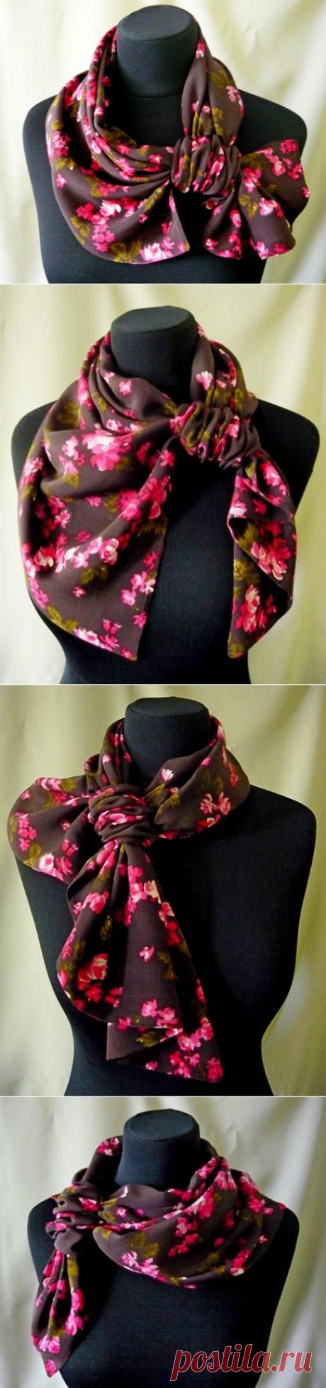 Многовариантный шейный платок