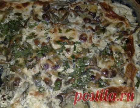 Картофель запеченый с опятами и стручковой фасолью | Официальный сайт кулинарных рецептов Юлии Высоцкой