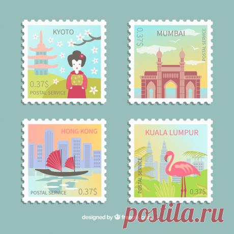 Набор красочных городских марок Более миллиона свободных векторов, PSD, фотографии и бесплатные иконки. Эксклюзивные халявы и все графические ресурсы, которые необходимые для ваших проектов