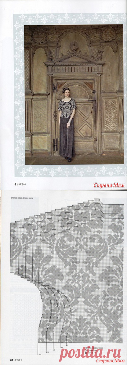 . Изумительная филейка для трудолюбивых. Добавила ссылки на крупные схемы. - Все в ажуре... (вязание крючком) - Страна Мам