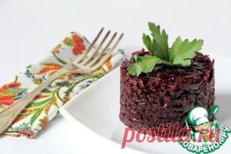 Свекла с жареным луком на зиму - кулинарный рецепт