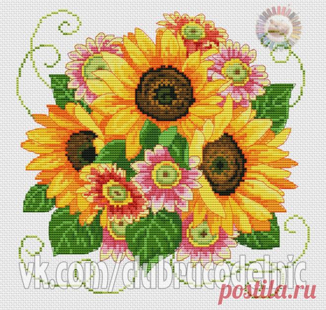 Подушка "Подсолнухи"