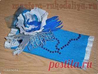 Мастер-класс по сладким букетам: Шоколадница в морозных тонах