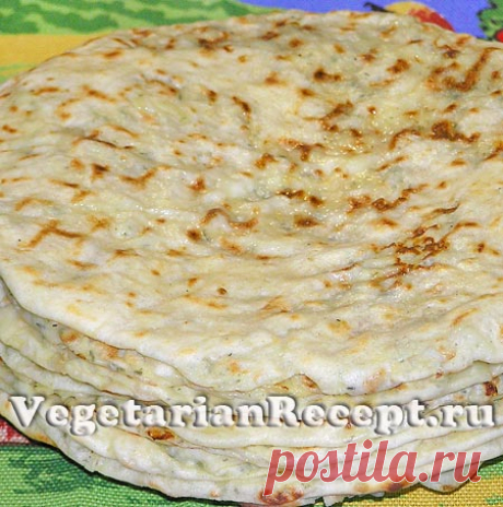 ХЫЧИНЫ - рецепт с фото балкарских хычинов с картошкой и сыром | Вегетарианские рецепты «Приготовим с любовью!»
