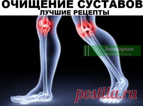 Лучшие рецепты для очищения суставов Очень хорошо выводят отложения солей из суставов!